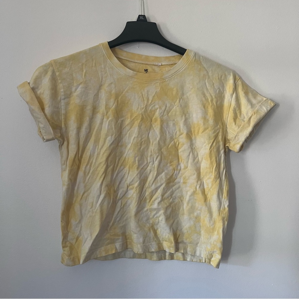 Yellow Me to We Crop Top- Size M